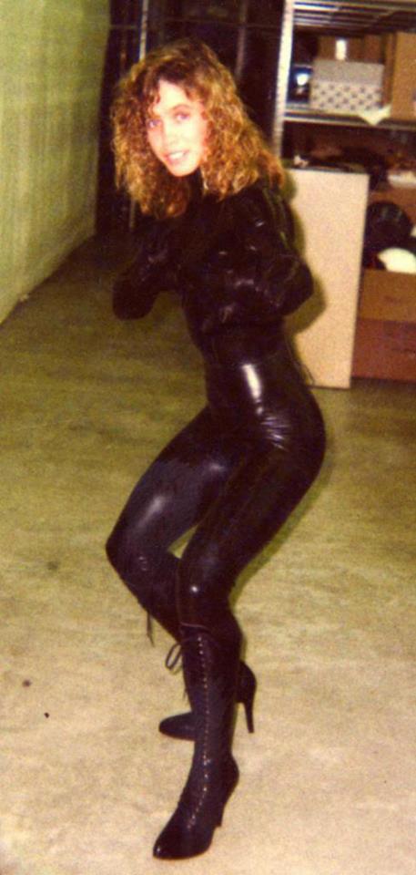 She was Michelle Pfeiffer's stunt-double as Catwomen in Batman Returns circa 1992. 