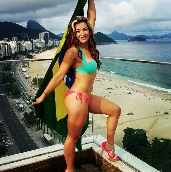 miesha tate hot bikini brazil