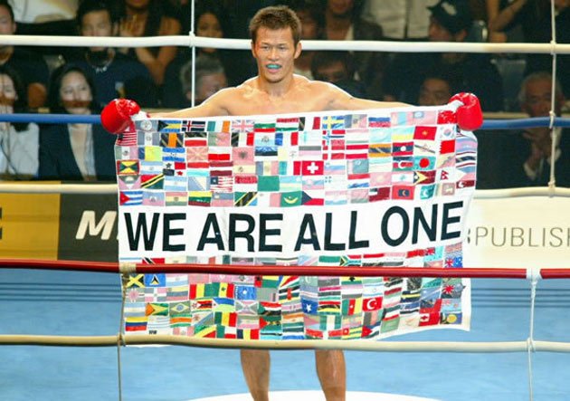 Genki Sudo in one of the most iconic MMA photos.