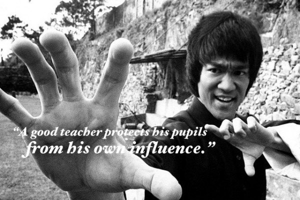 A good teacher protects his pupils from his own influence.