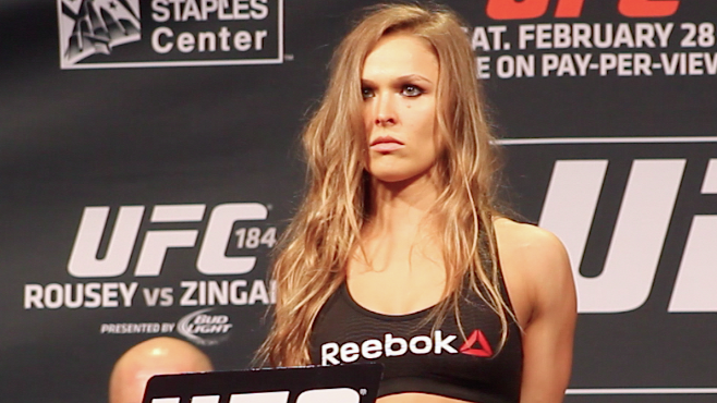 Ronda-Rousey-UFC-184-weigh-in