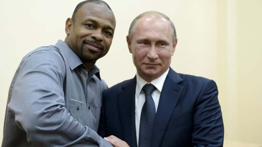 Roy Jones and Vladimir Putin