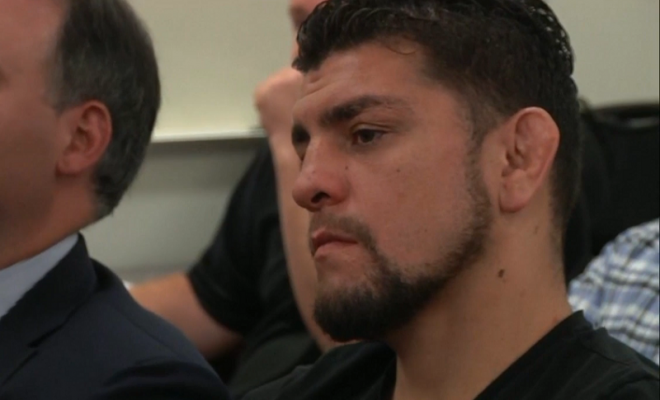 Diaz was not at all amuse by how his NSAC hearing panned out.