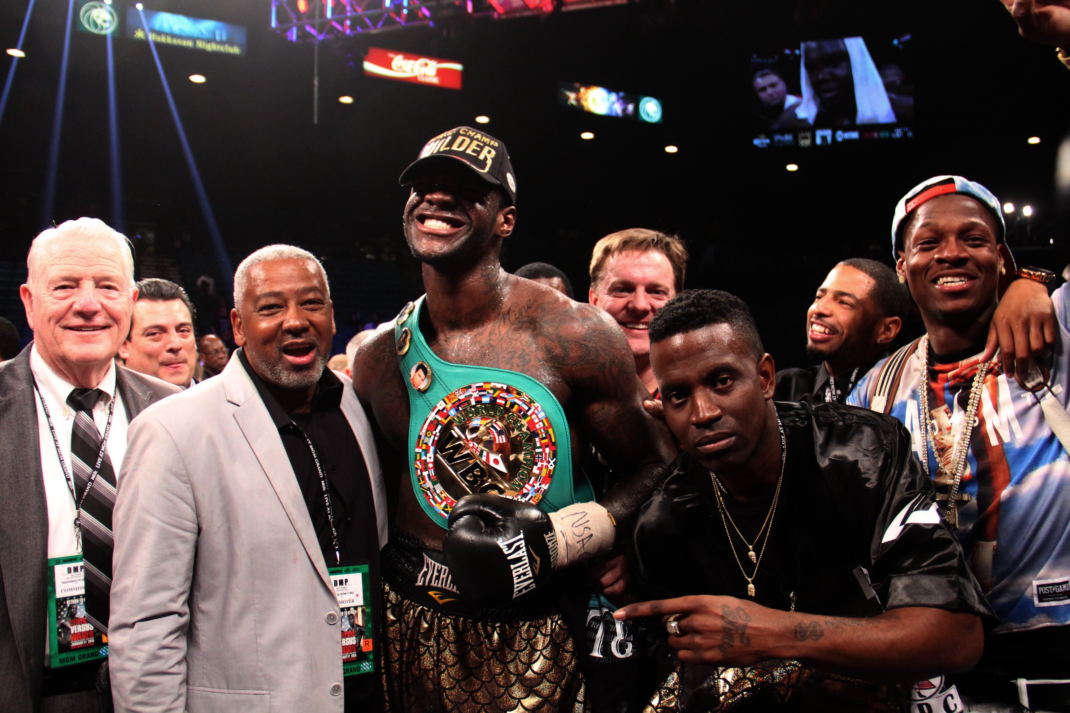 Deontay with his brother (far right)