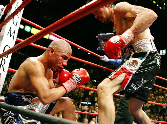 Cotto goes down in the first fight
