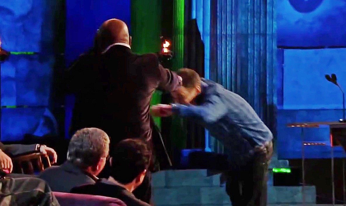 Mike Tyson's fist meets Steve-O's face
