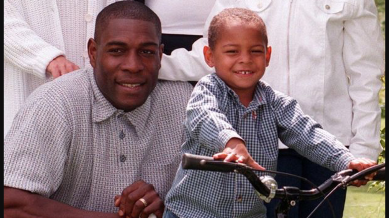 Young Franklin and his father Big Frank
