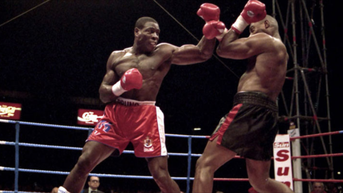 Frank Bruno out pointing McCall back in 1995