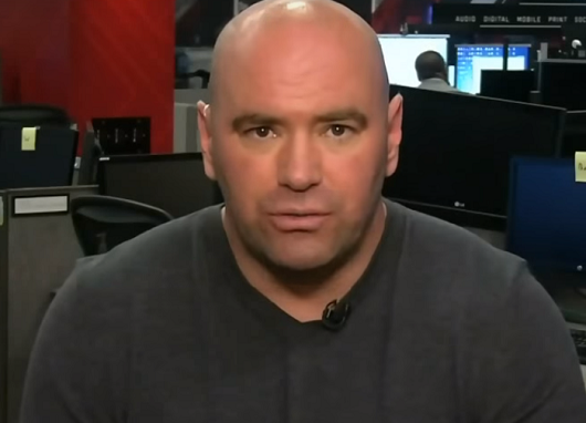 Yes, that is indeed fear in Dana White's eyes. 