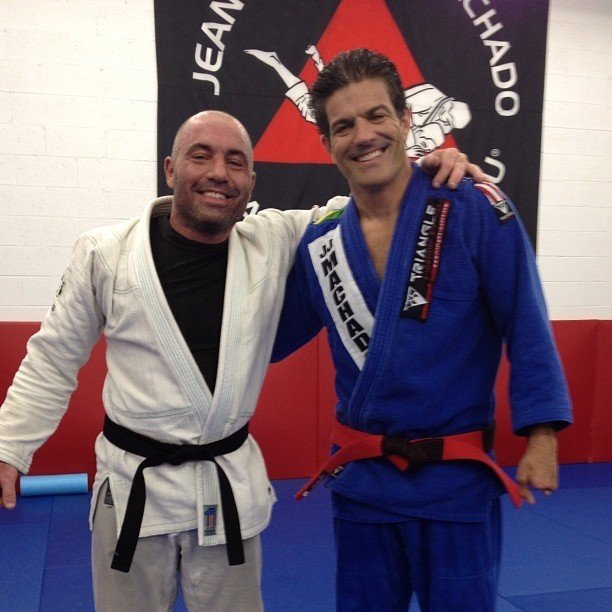 Unfortunately, there wasn't any footage of Rogan working his BJJ in the gym.