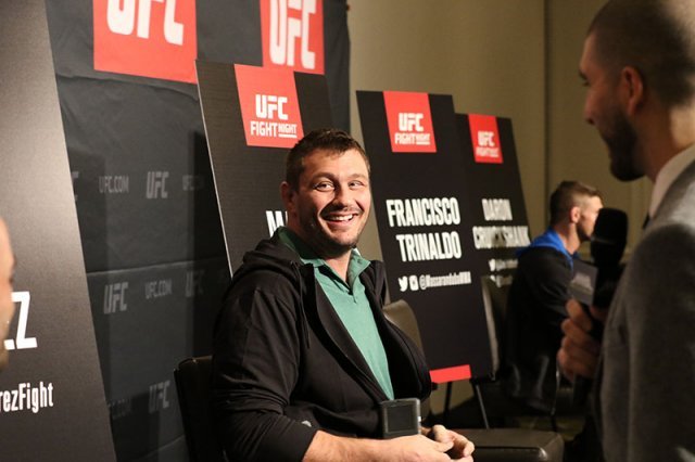 Here's a "before" shot of Mitrione, taken by Sherdog.com.