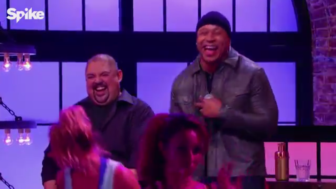 LL Cool J in fits of laughter 