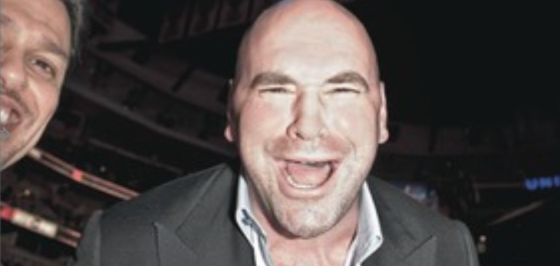 "WE DON'T CARE ABOUT YOU, HOLLY!" --Dana White, probably