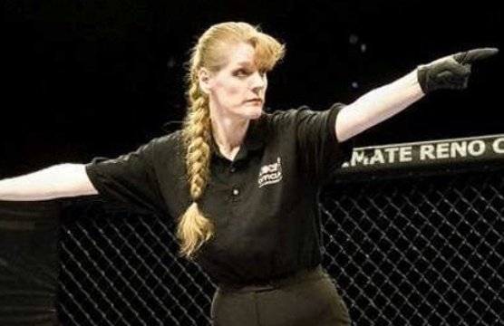 Kate Winslow could've been a pioneer for women's MMA...but yeah, she's pretty bad at refereeing. 