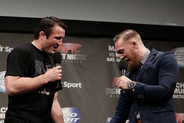 Chael Sonnen And Conor McGregor.