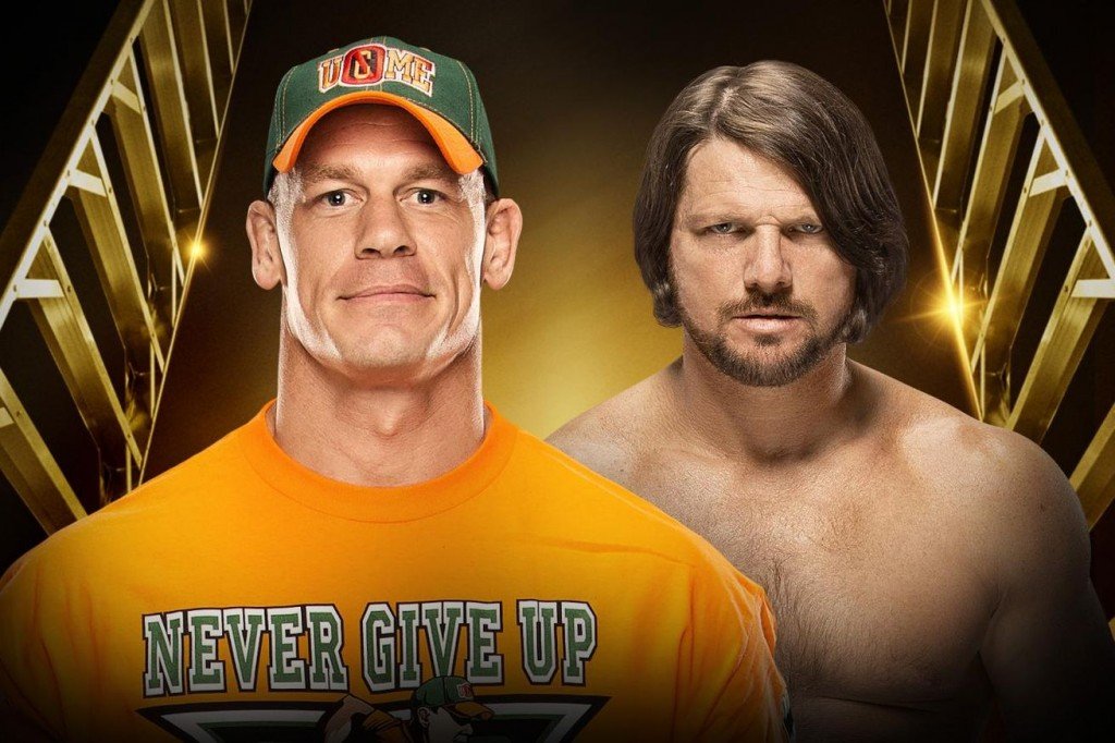 John Cena vs. AJ Styles is basically the Brock Lesnar vs. Fedor Emelianenko of wrestling. Photo by WWE.com.