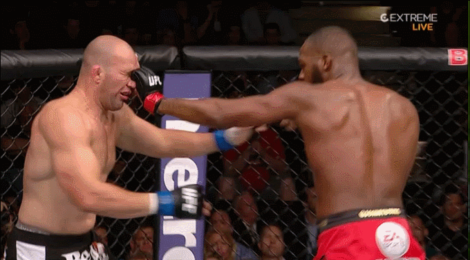 Glover Teixeira got the worst of it from Jon Jones, getting poked in the eyes three times.