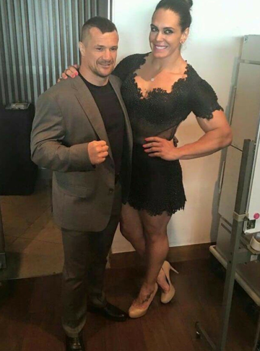 Cro Cop Looks Like A Little Kid Standing Next To This Massiv