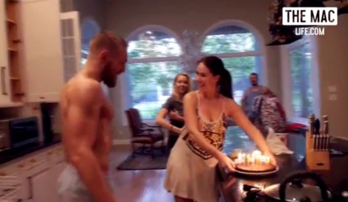 Dee gives Conor his Birthday Cake
