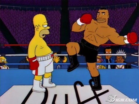 McGregor is referencing one of the all-time greatest episodes of The Simpsons! Mad cred, yo. Screen grab by IGN.
