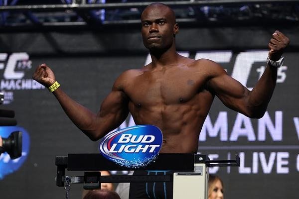 This fight didn't go so great for Uriah Hall. Photo by Sherdog.