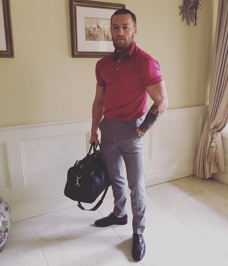 McGregor: bags packed for New York.
