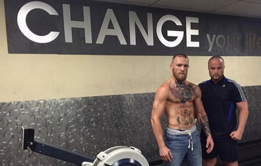 In for the change? Conor is rumoured to move to lightweight.