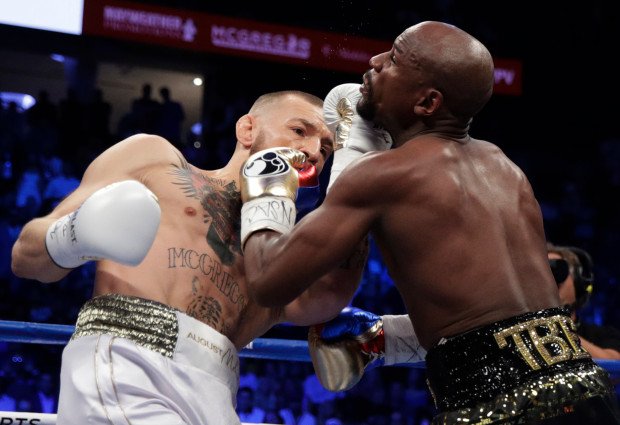 Conor McGregor Punch Floyd Mayweather