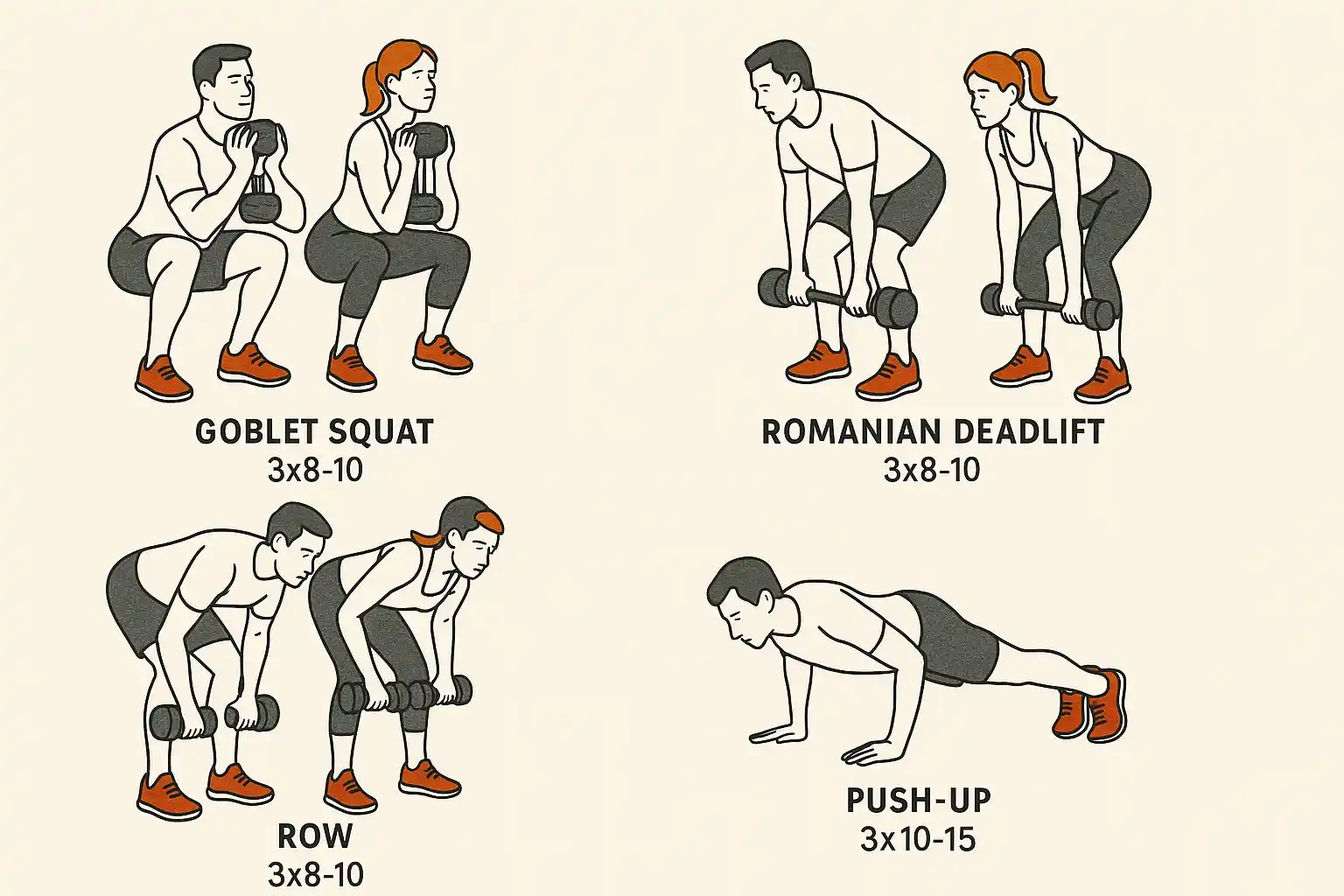 GLP-1 Strength Day — Steps GLP-1 strength day steps — safe full-body circuit with form cues