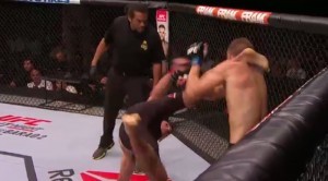 alan jouban matt dwyer cartwheel kick