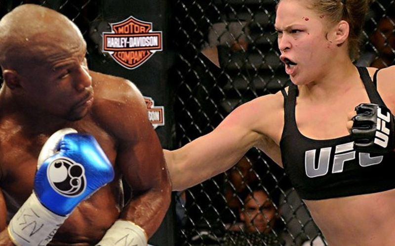 ronda-and-floyd-trade-jabs