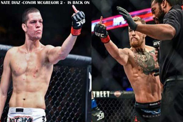 Conor McGregor vs Nate Diaz 2 - Rematch