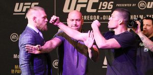 Nate Diaz and Conor McGregor