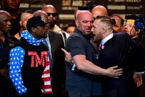 Dana White with Conor McGregor