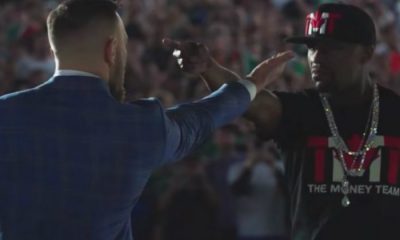 Floyd Mayweather and Conor McGregor Faceoff