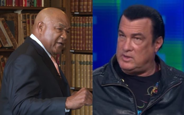 George Foremean and Steven Seagal