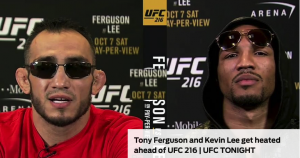 Tony Ferguson and Kevin Lee