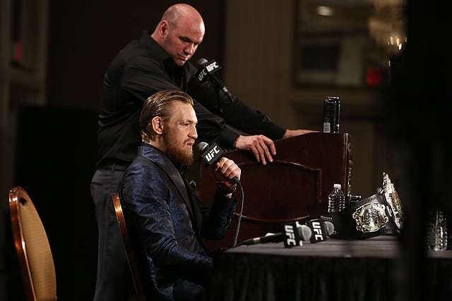 Conor McGregor and Dana White