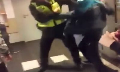 Cop get beat up by drunk teen