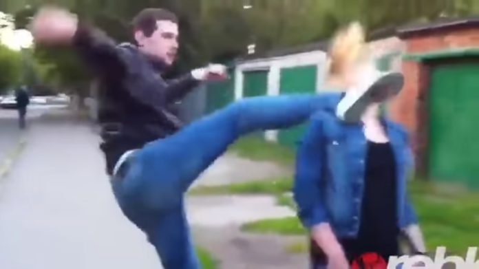 Kicks cheating girlfriend