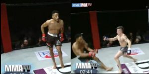 Cocky Fighter Get Knocked Out