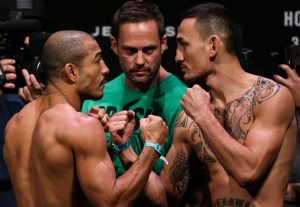 Jose Aldo and Max Holloway