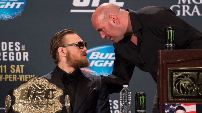 Dana White Talks With Conor McGregor