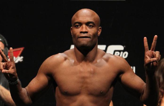 Anderson Silva Peace Sign Pose