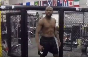 Floyd Mayweather Jr. Enters The Octagon