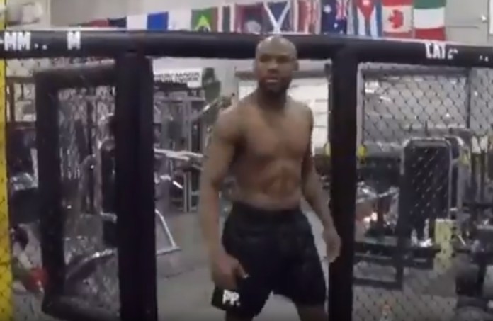 Floyd Mayweather Jr. Enters The Octagon