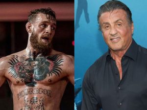 Conor McGregor and Sylvester Stallone