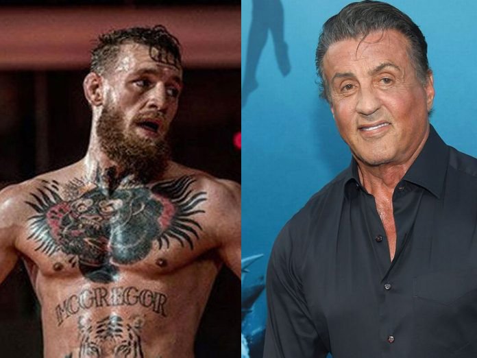 Conor McGregor and Sylvester Stallone