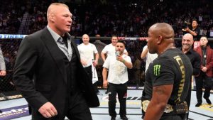 Daniel Cormier and Brock Lesnar Face off To fight