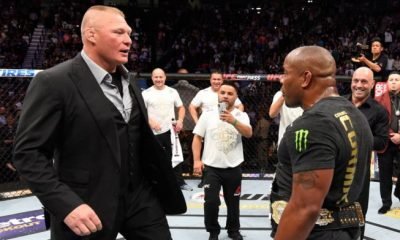 Daniel Cormier and Brock Lesnar Face off To fight